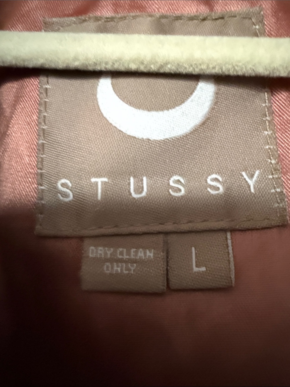 Stüssy Women’s Wool Blend Long Coat Brown High Collar Belted Size Large - Picture 9 of 15